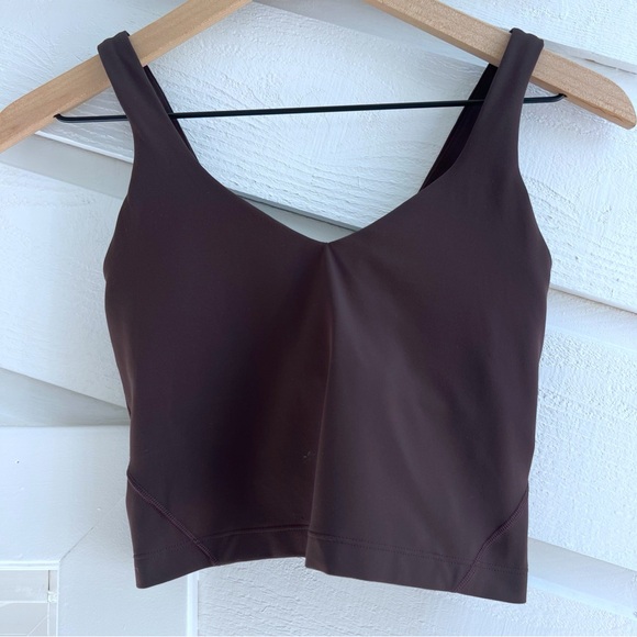 Lululemon Align Tank Top Espresso Brown Size 2 - Picture 1 of 4
